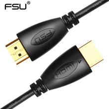 FSU 0,5 м 1 м 1,5 м 2 м 3 м 5 м 8 м 10 м 12 м 15 м 20 м HDMI кабель с позолоченным штекером hdmi сплиттер 1,4 1080P 3D кабель для HDTV 2024 - купить недорого