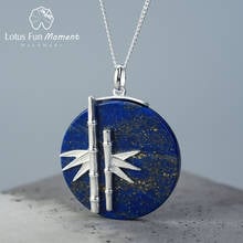 Lotus Fun Moment Real 925 Sterling Silver Natural Handmade Designer Fine Jewelry Unique Fresh Bamboo Pendant without Necklace 2024 - buy cheap