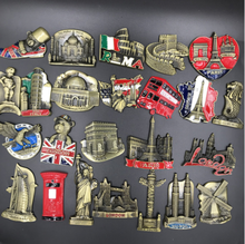 Metal Fridge Magnets 3d Magnetic USA New York Egypt Spain Dubai London Paris Italy Greece World Souvenir Fridge Magnet Gift Idea 2024 - buy cheap