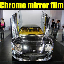 The newest High stretchable mirror silver Chrome Mirror flexible Vinyl Wrap Sheet Roll Film Car Sticker Decal Sheet 2024 - buy cheap
