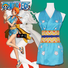 Fantasia wanokuni style nami do ano, roupa cosplay para o dia das bruxas, carnaval 2024 - compre barato