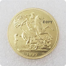 1937 UK Edward VIII gold five pounds Copy Coin 2024 - buy cheap