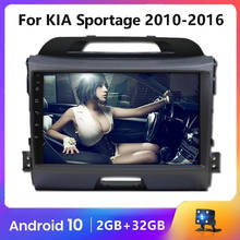 Radio con GPS para coche, 10,0 reproductor Multimedia con Android, 2 GB + 32 GB, vídeo, MP5, 2 din, Audio, Wifi, BT, para KIA Sportage 3, 2010-2016 2024 - compra barato