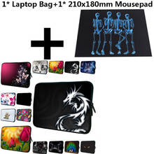 Casual Mens Boys 21x18cm Gaming Mouse Pad+17 15 Laptop Bag For Lenovo Yoga 530 iPad Mini Asus ZenPad 14 7 12 13 10 Notebook Case 2024 - buy cheap