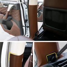 Car B Pillar Anti-kick Protective Mat Seat Belt Pad Cover Leather Stickers for Great Wall Haval H9 2020 2019 2018 2017 2016 2015 2024 - buy cheap