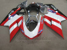Motorcycle OEM bodywork fairing kit for Ducati 848 1098 1198 07-11 white red black fairings set 848s 1098s 2007-2011 YY39 2024 - buy cheap