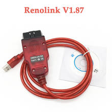 Renolink V1.87 OBD2 Multi-functional ECU Programmer for Renault UCH Matching airbag programming Dashboard Coding  Key Coding 2024 - buy cheap