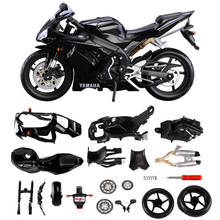 Maisto conjunto preto motocicleta yamaha yzf r1 1:12, kit diy para presente de criança caixa original frete grátis 2024 - compre barato