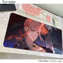 Chainsaw Man mouse pad home gaming mousepad anime 900x400x4mm notbook desk mat large padmouse games pc gamer mats 2024 - buy cheap