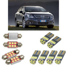 Внутренний светодиодный автомобильный светильник s для Toyota avensis estate t22 t27 автомобильные аксессуары фонарь для багажника номерного знака светильник 6 шт. 2024 - купить недорого