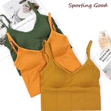 Hot Anti-sweat Shockproof Padded Sports Bra Women Bras Breathable Sports Bra Top Athletic Gym Running Fitness Workout Sport Top 2024 - buy cheap