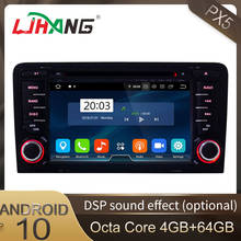 LJHANG PX6 2 Din Car DVD Player Android 10 For Audi A3 8P S3 2003-2012 RS3 Sportback Multimedia GPS Navigation 4GB+64GB DSP Auto 2024 - buy cheap