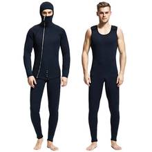 Men Wetsuit 5mm Scuba Diving Suit Men Neoprene Underwater hunting Surfing Front Zipper Spearfishing Snorkeling Suit Diving Suit 2024 - buy cheap