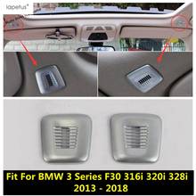 Accessories Interior For BMW 3 Series F30 316i 320i 328i 2013 - 2018 Roof Dome Mic Microphone Frame Molding Cover Kit Trim 2 Pcs 2024 - buy cheap