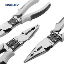 KINDLOV Combination Pliers Crimper Wire Stripper Crimping Tool Cable Cutter Long Nose Diagonal Pliers Tools For Electricians 2024 - buy cheap