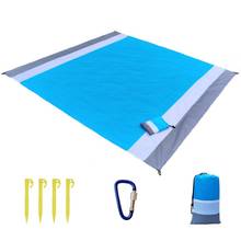 Manta de playa a prueba de arena, colchoneta de Picnic portátil para exteriores, impermeable, para acampar y dormir, 2x2m 2024 - compra barato