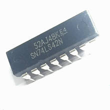 10PCS/LOT NEW SN74LS42N 74LS42  DIP-16 HD74LS42P Decimal decoder  In Stock 2024 - buy cheap