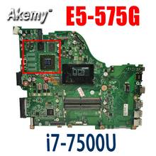 Akemy computador portátil mainboard para acer aspire E5-575G i7-7500U placa-mãe dazaamb16e0 sr2zv N16P-GT-A2 2gb ddr4 2024 - compre barato