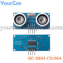 Módulo de sensor de distância ultrassônico HC-SR04 cs100a, módulo de distância para detecção de ondas ultrassônicas de 3 a 5.5v para arduino 2024 - compre barato