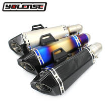 Silenciador de tubo de escape Universal modificado para motocicleta, 51mm, para Kawasaki EXC, Honda CB400, Yamaha Tmax530, Ducati, Motocross 2024 - compra barato
