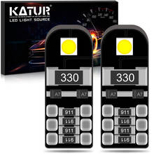 Katur 2 шт. T10 W5W 194 3030 SMD светодиодные лампы маленького размера, высокая мощность, T10 лампы для фотоосвещения, универсасветодиодный светодиодные лампы 2024 - купить недорого