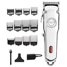 professional All-metal barber cordless hair clipper men hair trimmer electric hair cutter machine compatible for wahl blade 2024 - buy cheap