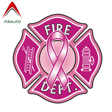 Aliauto Fashion Car Sticker Fire Dept Firefighter Accessories PVC Decal Waterproof for Toyota Hilux Bmw E92 Ford Focus,17cm*17cm 2024 - buy cheap