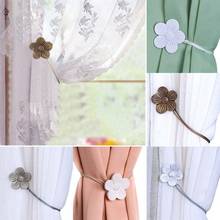 Vintage Flower Window Curtain Buckle Magnetic Curtain Clip Curtain Holders Tieback Holder Curtain Accessories Bedroom Home Decor 2024 - buy cheap