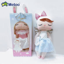 Куклы Metoo, 34 см, оригинал, мягкие игрушки для девочек, милый кролик, прекрасный ангел, Анжела, плюшевые животные для детей 2024 - купить недорого