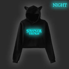 Cool Luminous Stranger Things Hoodies Casual Sweatshirt Kpop Women Hooded Pullover Fleece Warm New Girls Sportswear Tops Gift 2024 - buy cheap