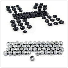 Aftermarket free shipping motorcycle parts For 1999-2005 HARLEY-DAVIDSON Dyna Black Engine & Misc Bolt Nuts 86 Pieces chromed 2024 - buy cheap