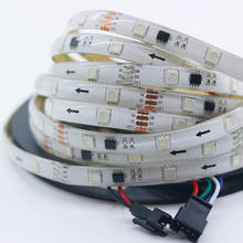 12 В 30 светодисветодиодный s/m TM1934 RGB пиксельсветодиодный Светодиодная лента 5050 SMD цифровая Пиксельная Гибкая светильник ственская лампа, белая печатная плата, Водонепроницаемая IP65 2024 - купить недорого