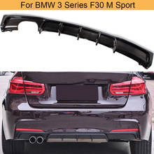 Губа диффузора заднего бампера из углеродного волокна для BMW 3 серии F30 M Sport 320i 325i 328i 330i 335i 12-17, спойлер диффузора заднего бампера 2024 - купить недорого