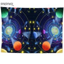 Planet space tapestry moon star wall hanging carpet trippy tapestry boho wall cloth blanket 2024 - buy cheap