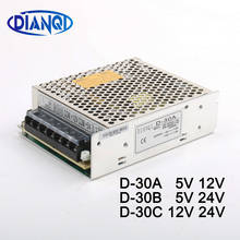Dual output Switching power supply D-30A 5V4A 12V1A ac dc converter D-30B 5V 24V ac to dc power supply D-30C 12V 24V 2024 - buy cheap