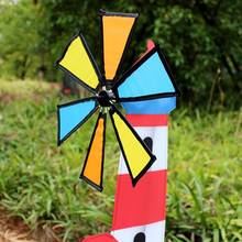 Molino de viento 3D para casa, Spinner de viento giratorio, rueda de Pinwheel para patio, decoración de jardín, juguetes clásicos para niños al aire libre 2024 - compra barato