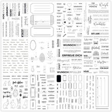 German Transparent Clear Silicone Stamp Seal  DIY Scrapbooking photo Album Decorative Clear Stamp X0340 2024 - buy cheap