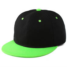 Colorblock light flat hats casual fashion trend hip hop baseball cap wild student hip hop hat male street sun hat 2024 - buy cheap