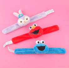 3 Styles Sesame Street Elmo Cookie Monster Rabbit Wristband Hairband Xmas Plush Doll Stuffed Toys PCXB 2024 - buy cheap