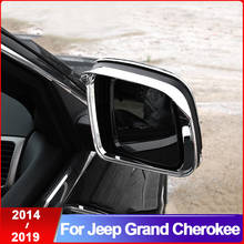 Capa de espelho retrovisor para automóveis jeep grand, cherokee, acessório de 2014 a 2017, 2018 e 2019, à prova de chuva e chuva 2024 - compre barato