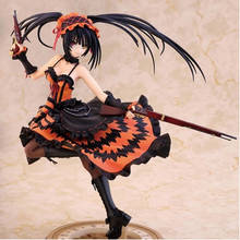 Japan Anime Date A Live Action figure Nightmare Tokisaki Kurumi with pistol 23cm model collection kids gift figurine doll 2024 - buy cheap