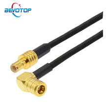 1pcs Straight SMB Male to SMB Female Right Angle Adapter Pigtail Satellite Radio Extension Cable RG174 RF Coaxial Cable Cord 2024 - buy cheap