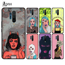 Silicone Cover Sexy Devil Woman For OnePlus 8T Plus 5G 8T 8 7T 7 6T 6 5T Pro 5G Nord N100 N10 5G Black Phone Case 2024 - buy cheap