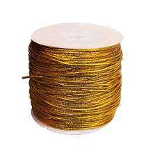 25M/Roll Gold/silver Packing Rope Ornaments String Elastic Cords For Home Decor Handmade Christmas Gift Packing Crafts DIY 2024 - buy cheap