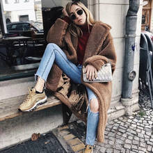 Winter Women Jackets Female Faux Fur Coat 2020 Teddy Jackets Casual Oversize Long Coats Thick Warm Loose Ladies Outwear Parkas 2024 - buy cheap