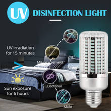 Bombilla LED germicida para el hogar, luz desinfectante de ozono, esterilizador ultravioleta, UVC, 10W, 40W, E27 2024 - compra barato