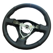 Кожаный чехол рулевого колеса автомобиля из микрофибры для Toyota rush (с шипами), чехол para volante, оплетка на рулевое колесо 2024 - купить недорого