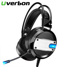 New Gaming Headset 3.5mm Wired Headphones Noise Canceling E-Sport Earphone with Microphone Volume Control for PC Laptop 2024 - buy cheap