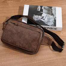 JOYIR Genuine  Leather Waist Packs for Men Travel Fanny Pack Belt Bag Multifunction Chest Bag Sling Bag for Cell Phone Pouch 2024 - buy cheap