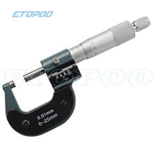 Micrómetro digital contador, 0-25mm, 25-50mm, 50-75mm, 75-100mm, 0,01mm, herramienta de medición 2024 - compra barato